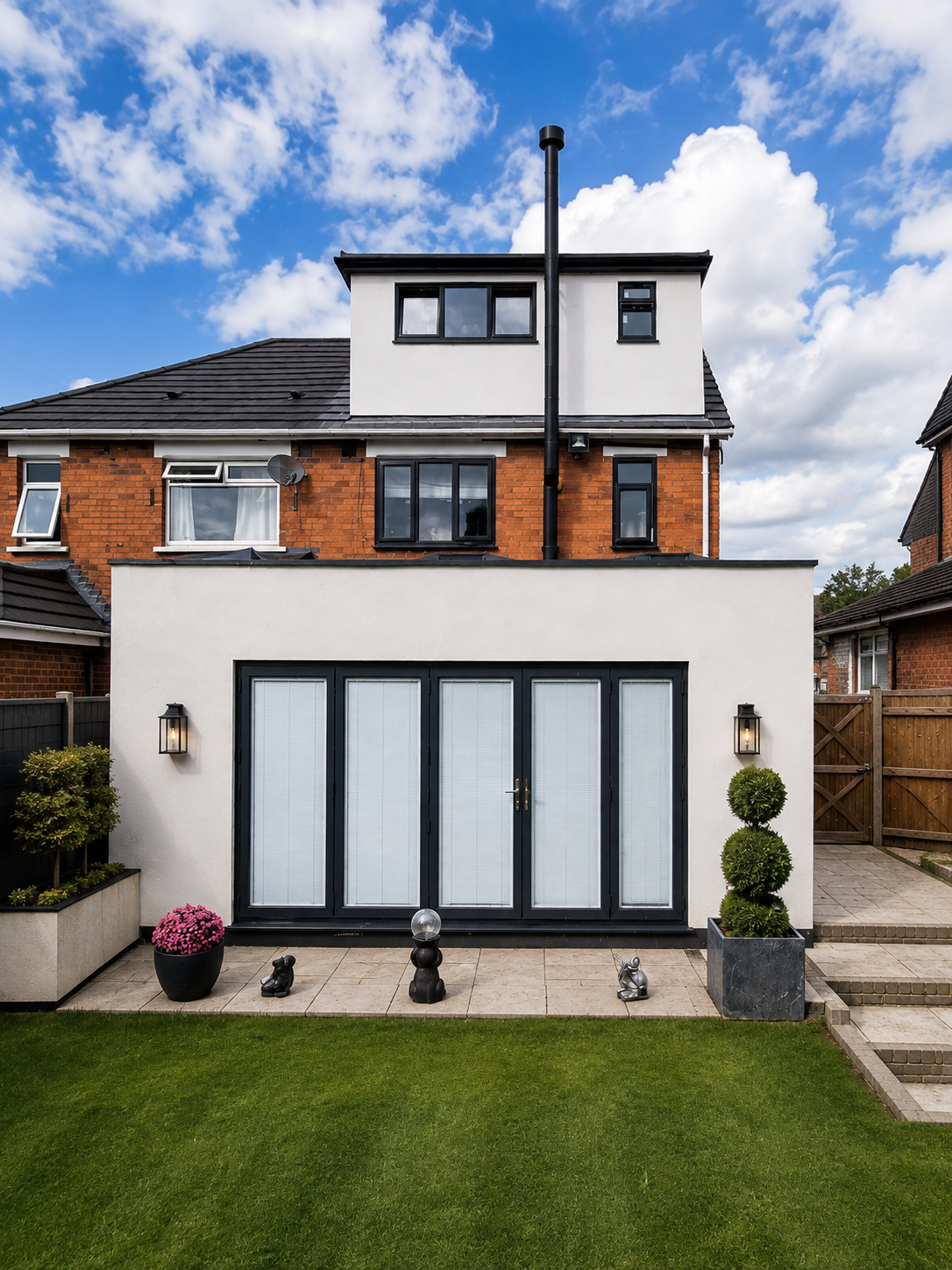 Extension and loft conversion electrical project completed with a builder in Leeds by BRO Electrical