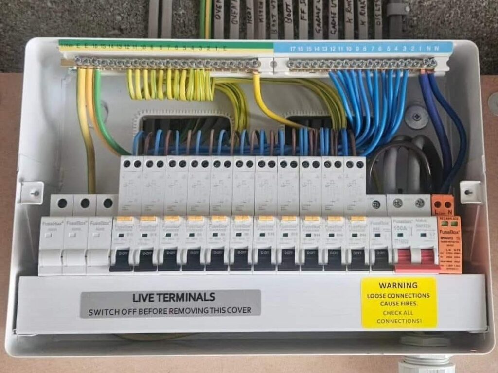 Consumer unit upgrade - RCD protection installed by electrician in Leeds - BRO Electrician