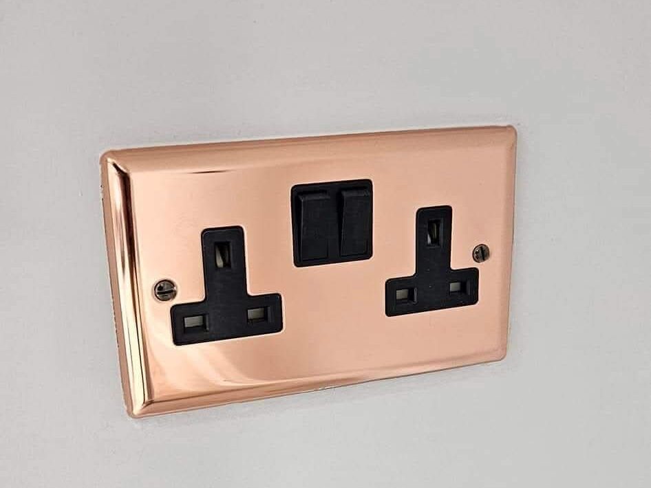 Double socket installation at a Home in Leeds